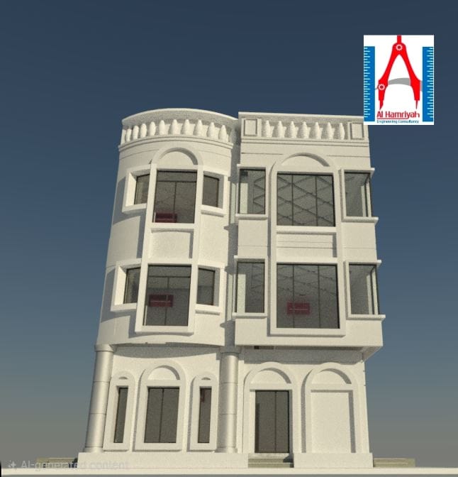 Multi-storey residential villa architectural design – Al Hamriyah Engineering Consultancy